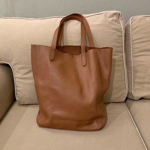 FINAL DAY: Cuyana Tall Leather Tote in Caramel